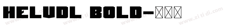 HelvDL Bold字体转换